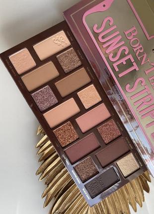 Палітра too faced born this way sunset stripped eyeshadow palette