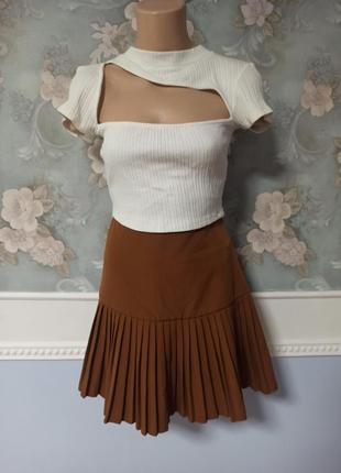 Юбка с плиссировки femme luxe