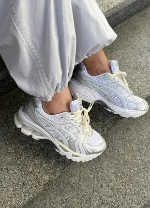 Мужские кроссовки asics gel-kayano 14 white silver 42-43-44-456 фото