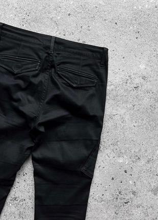 G-star raw women’s rovic dc mid skinny black cargo pants жіночі, чорні карго-штани5 фото