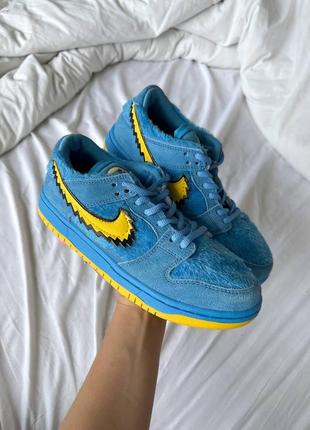 👟 кроссовки nike sb dunk low grateful dead blue найк / наляжка bs👟