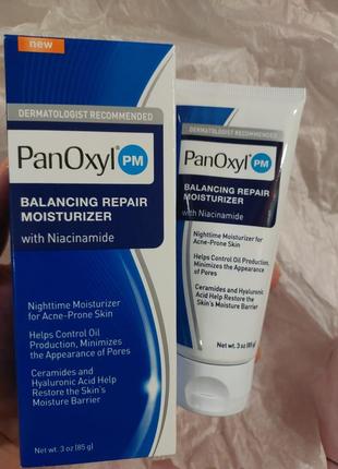 Panoxyl  balancing repair moisturizer увлажняющее средство с ниацинамидом 85 г крем для лица1 фото