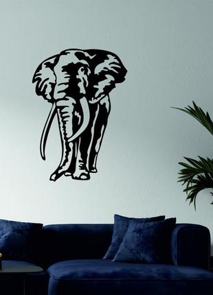Декоративне настінне панно «слон», декор на стіну2 фото
