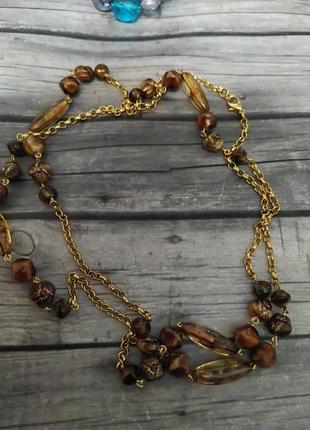 Намисто чеське художнє скло