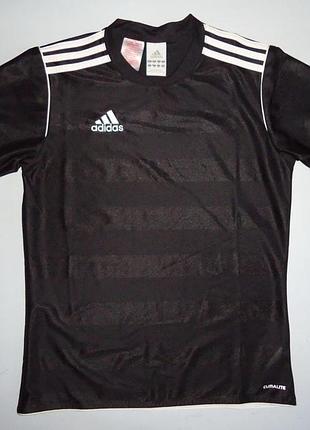 Футболка adidas clima lite чорна підлітковий (xs)