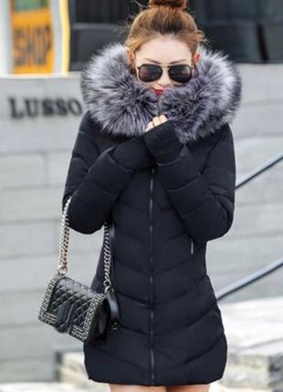 Стильне пальто жіноче зимове1 фото