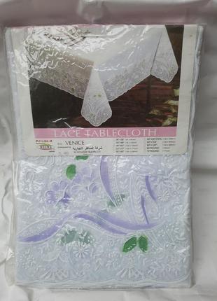 Скатертина вініл з батистом 122×152см.