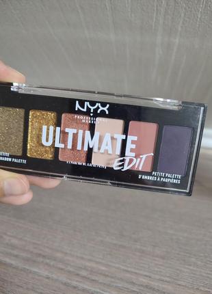 Палетка теней nyx ultimate edit, тени нюкс2 фото