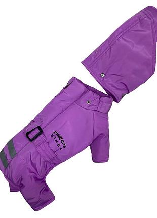 Зимний комбинезон для собак и котов на змейке