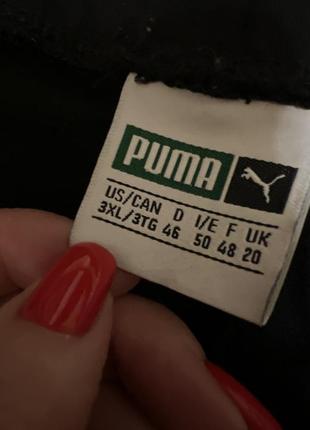 Puma лосины леггинсы пума оригинал бренд классные чёрные с лампасами для спорта фитнеса6 фото