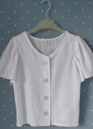 Біла блуза, блузка1 фото