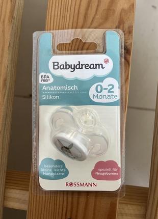 Pacifier, pacifier babydream 0-2 місяці соска пастушка дурачок1 фото