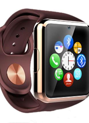 Смарт-часы smart watch a1 умные электронные со слотом под sim-карту + карту памяти micro-sd.2 фото