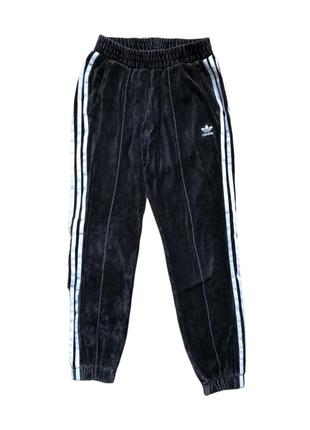 Штани адідас adidas бархотні широкі y2k