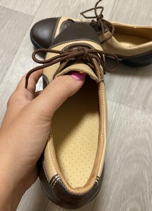 Кеды мокасины кожаные