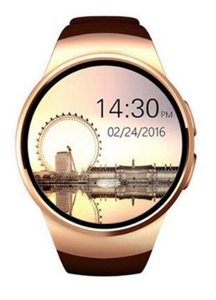 Умные smart watch kw18. цвет: золотой5 фото