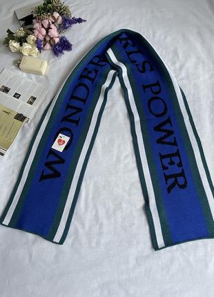 Шикарний удовжений шарф з надписом «wonder girls power»
