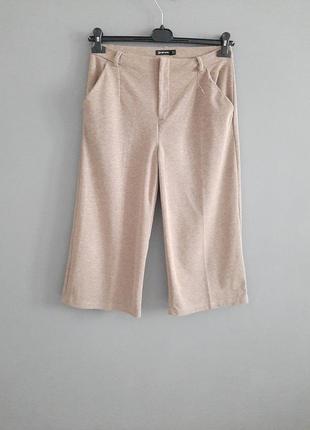 Базові кюлоти  щільний трикотаж_мокко_# 7