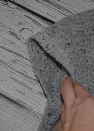 11 - 12 лет 152 см обалденный модный свитер джемпер накидка пончо летучая мышь с мехом5 фото