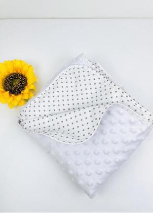 Праздничный плюшевый плед для новорожденных в коляску кроватку