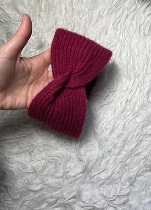 Тепла пов’язка в’язана