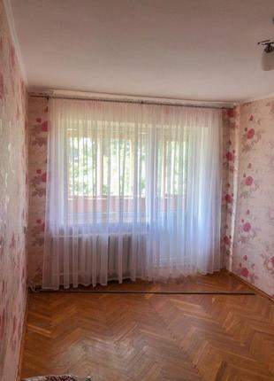 Готовый тюль на карниз-трубу без крючков ширина 4м, из шифона, пошив на кулиску