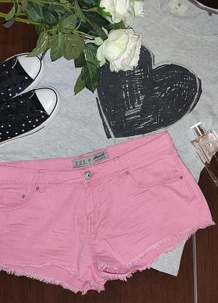 Джинсовые шорты розовые