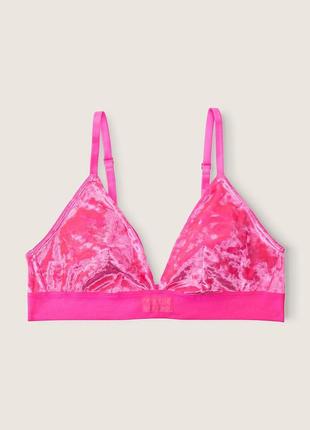 Велюровый бралетт victoria's secret pink4 фото