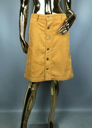 Крутая, вельветовая юбка на пуговицах tommy hilfiger