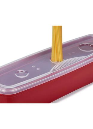 Контейнер ernesto 1 л для приготовления спагетти в микроволновке. микроволновой печи макарон лапши пасты пастоварка свч печки форма емкость7 фото