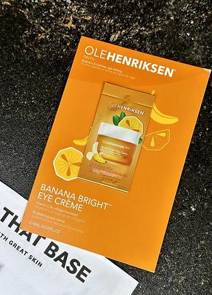 Пробник осветительный крем для кожи вокруг глаз с витамином c ole henriksen banana bright eye