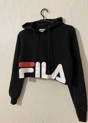 Женская укороченная худи fila оригинал