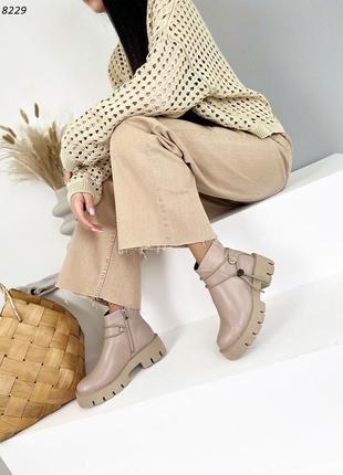 Базовые женские ботинки, мега комфортные, турецкая кожа в разных цветах, деми и зима, 36-41 размеры8 фото