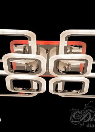 Led люстри diasha a8060/4+4hr led 3color dimmer