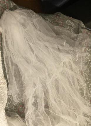 Весільна сукня з фатою та під’юбником! свадебное платье10 фото