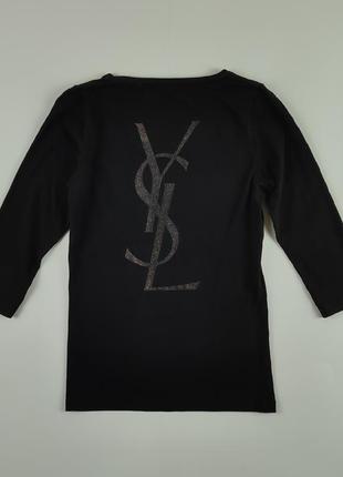 Жіночий лонгслів реглан yves saint laurent ysl