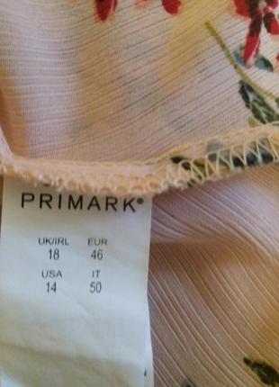 Полупрозрачная блуза с воланами на рукавах primark10 фото