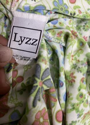 Сукня у квітковий принт з кільцем вінтажне плаття сарафан lyzz, s5 фото