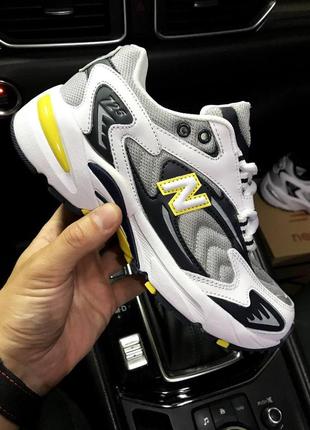 👟кроссовки мужские new balance 725 white &amp; grey &amp; black &amp; yellow👟