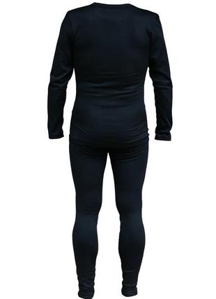 Термобелье мужское tramp warm soft комплект (футболка+штаны) черный (utrum-019-black) (utrum-019-black-l/xl)3 фото
