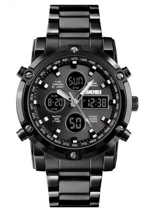 Часы мужские skmei molot limited allblack наручные часы мужские тактические часы спортивные часы3 фото