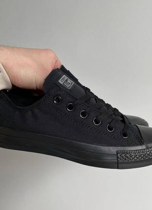 Кеды конверсы черные converse black8 фото