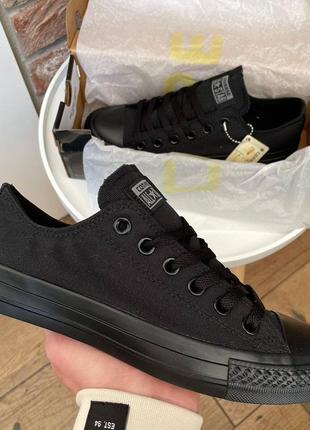 Кеды конверсы черные converse black