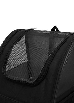 Рюкзак-перенесення для котів та собак sy210808-96 42*34*28 см black ku-225 фото