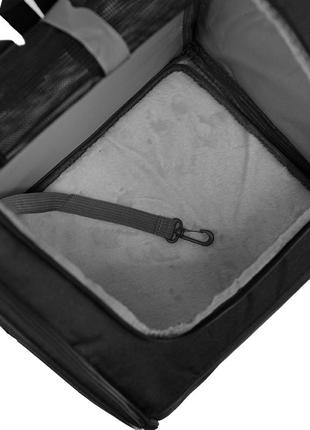 Рюкзак-перенесення для котів та собак sy210808-96 42*34*28 см black ku-224 фото