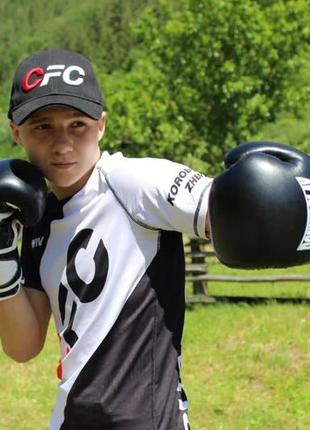 Боксерские перчатки спортивные тренировочные для бокса powerplay 3019 challenger черные 8 унций ku-225 фото