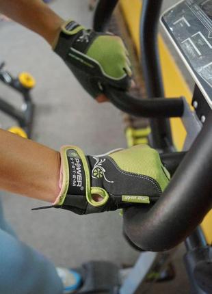 Рукавички для фітнесу спортивні тренувальні power system ps-2570 woman’s power жіночі green xs ku-225 фото