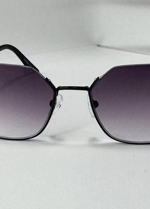Корректирующие очки для зрения женские бабочки срезанный верх оправы в металлической оправе черный, +2.54 фото