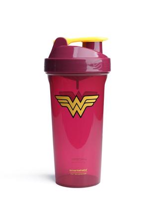 Бутылка шейкер спортивная универсальная для спортзала smartshake lite 800ml dc wonderwoman (original) ku-22