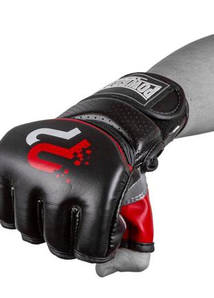 Рукавиці для mma тренувальні спортивні рукавчки для єдиноборств powerplay 3093 чорні xl ku-22